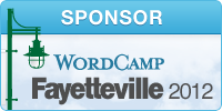 WordCamp Fayetteville 2012 Sponsoring