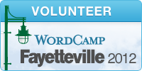 WordCamp Fayetteville 2012 Volunteer